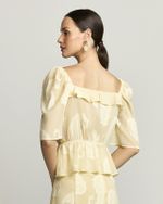 BLUSA CHIFON PASISLEY C/ BABADOS