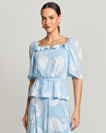 BLUSA CHIFON PASISLEY C/ BABADOS