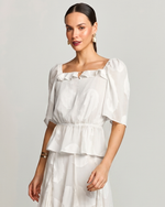 BLUSA CHIFON PASISLEY C/ BABADOS