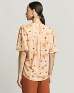T-SHIRT MINI POÁ OCRE