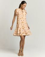 T-DRESS MINI POÁ C/ BABADOS