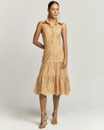 VESTIDO MIDI LAISE FRENTE ÚNICA