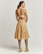 VESTIDO MIDI LAISE FRENTE ÚNICA