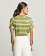T-SHIRT MALHA LISTRADA