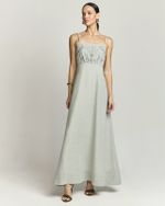 VESTIDO LONGUETE STRIPE C/ BORDADO