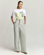 CALÇA STRIPE PALMAS C/ AMARRAÇÃO
