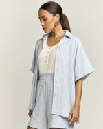 CAMISA OVER SIZE ANARRUGA XADREZ
