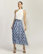 SAIA MIDI PATCHWORK JEANS