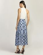 SAIA MIDI PATCHWORK JEANS