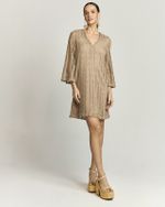 T-DRESS DE MALHA CROCHÊ BENIJO