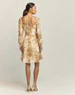 VESTIDO CURTO ECOS C/ MANGA LONGA