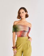 BLUSA TULE MIRAGEM OMBRO A OMBRO