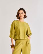 BLUSA ALFAIATARIA MIU MIU C/ BABADO
