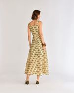 VESTIDO LONGUETE LAISE BORDADA GREEN