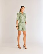 SHORT LAISE LINHO BORDADO C/ BARRA ITALIANA