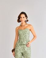 PEPLUM TOMARA QUE CAIA LAISE LINHO BORDADO