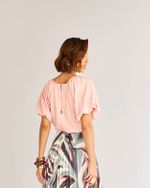 T-SHIRT LISA COM MANGA BALONÊ
