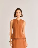BLUSA AJUSTADA ALFAIATARIA VALENTINO