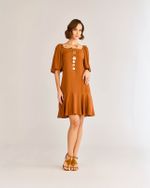 T-DRESS EM CREPE COM DECOTE QUADRADO