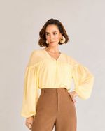 BLUSA MANGA LONGA TRANSPARÊNCIA CANDY
