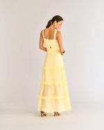 VESTIDO LONGUETE CANDY COM BABADOS