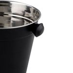 Balde de Gelo Open Bar Inox Preto 1,25 L Dynasty