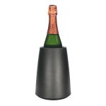 Cooler em ABS para garrafa 15x19,5 cm Preto Vacun Vin