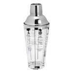 Coqueteleira Vidro e Aço Inox  420 ml Coimbra Lyor