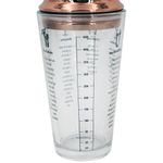 Coqueteleira Vidro e Aço Inox Cobre 450 ml Dynasty
