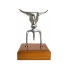 Tridente Boi Base Madeira Oeste Wood