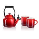 Set Chaleira Demi 2 Canecas Seattle 400 ml Vermelho Le Creuset
