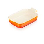 Travessa Retangular 26 cm Heritage Laranja Le Creuset