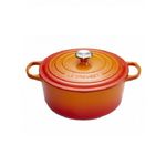 Panela Redonda 30 cm Signature Laranja Le Creuset