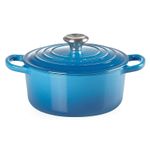 Panela Redonda 24 cm Signature Azul Marseille Le Creuset