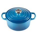 Panela Redonda 24 cm Signature Azul Marseille Le Creuset