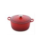 Panela Redonda 22 cm Signature Vermelha Le Creuset