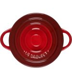 Mini Cocotte Vermelho Pegador Colorido Le Creuset