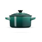 Mini Cocotte Artichaut com Pegador Preto Le Creuset