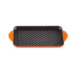 Grelha Retangular Tradicional 32 cm Laranja Le Creuset