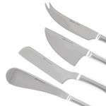 Jogo 4 Facas para Queijo Lorraine Aço Inox Fracalanza