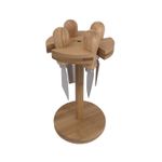 Jogo 4 Facas para Queijo com Suporte em Bambu Dynasty