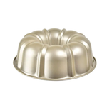 Forma de Bolo 25 cm Dourado Aço Carbono Kenya