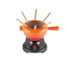 Fondue Queijo e Carne Laranja Le Creuset
