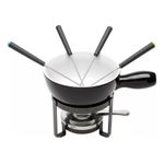 Aparelho para Fondue Com 8 Peças Preto Cerâmica Lyor