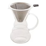 Cafeteira Vidro Borossilicato com Filtro em Inox 500 ml Lyor