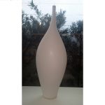 Vaso Cerâmica Branco 62 cm Elisabeth Wicks