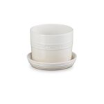 Vaso para Ervas com Bandeja 14 cm Meringue Le Creuset
