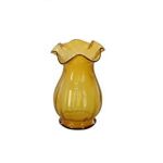 Vaso Vidro Portofino Âmbar 15 cm