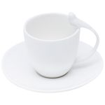 Xícara Café com Pires Birds Porcelana 85 ml Wolff