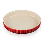 Travessa Canelada 28 cm Heritage Vermelha Le Creuset